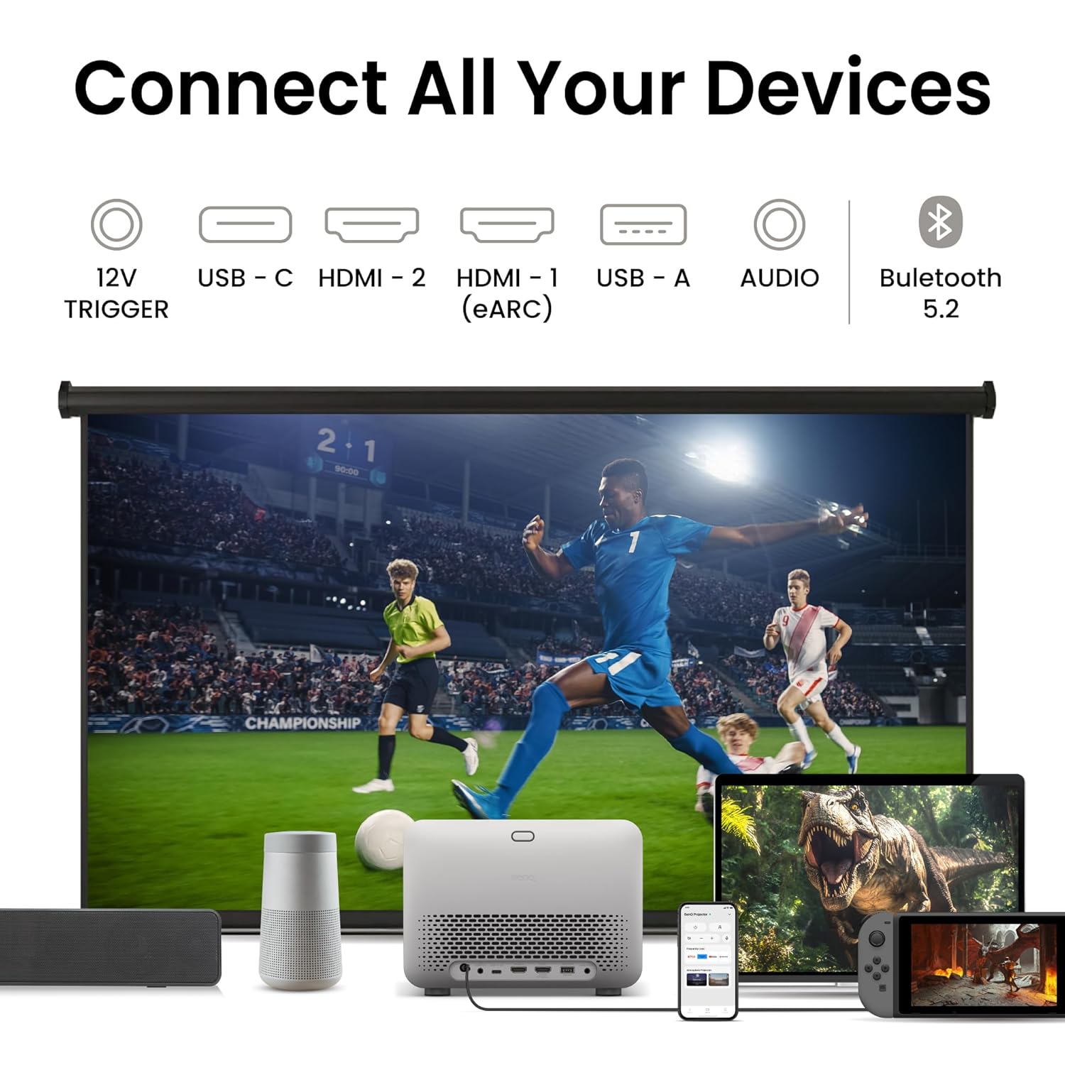 Benq TK705STi 4K 4LED Projector
