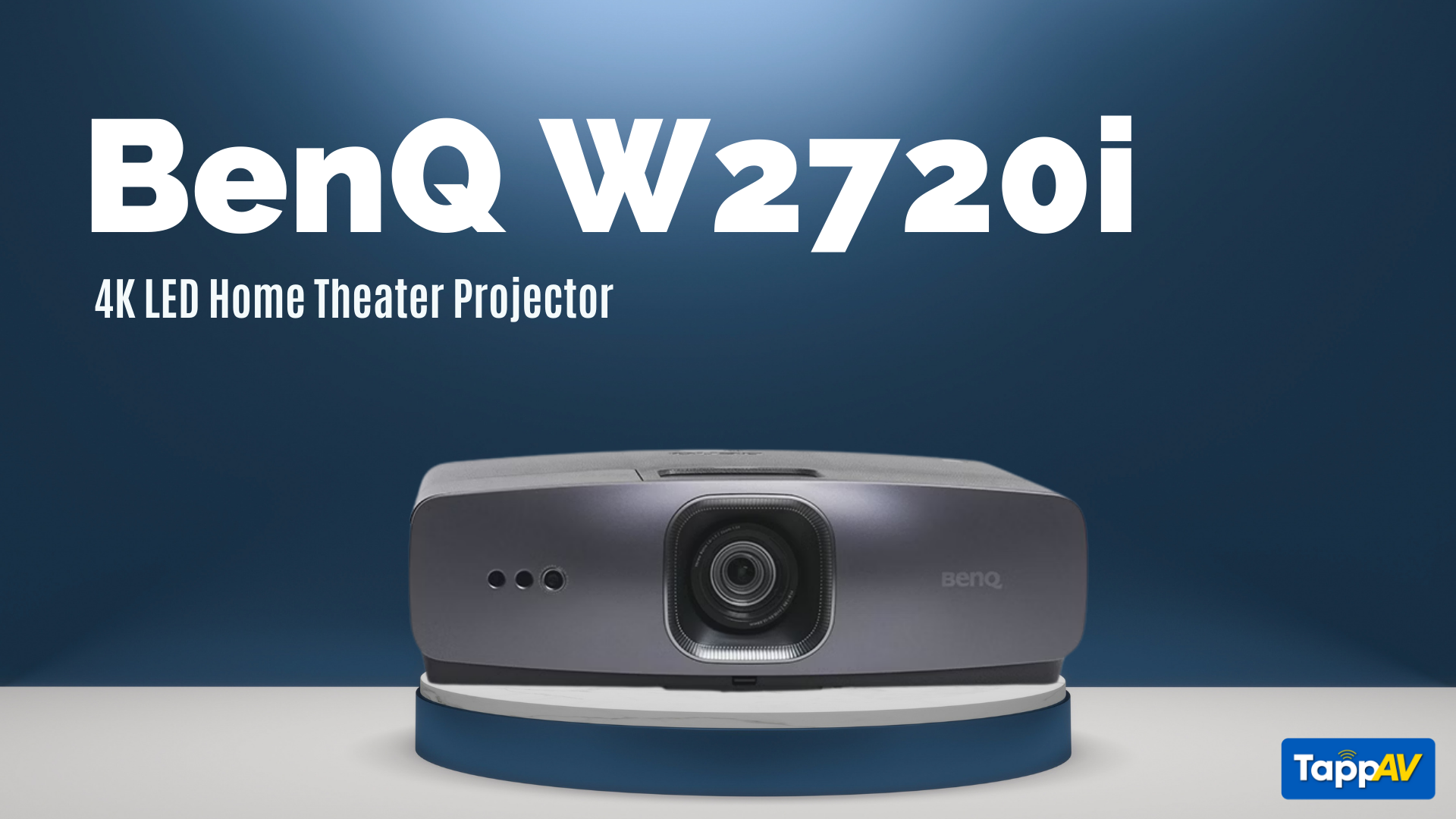 BenQ W2720i 4K LED Home theater projector.